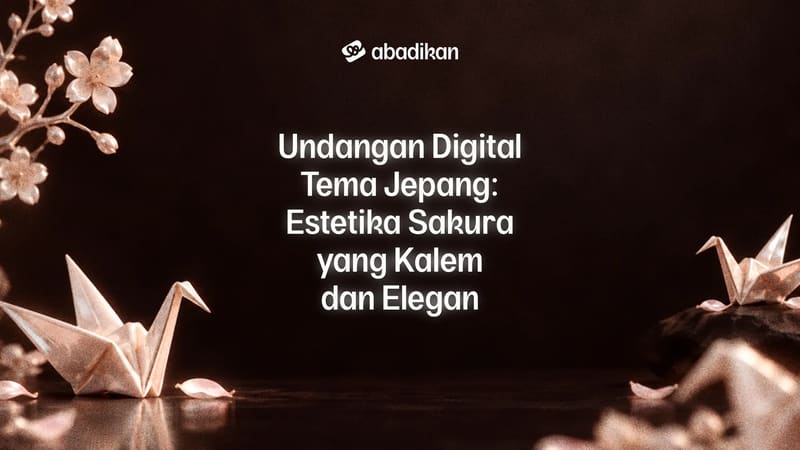 Undangan Digital Tema Jepang: Estetika Sakura yang Kalem dan Elegan